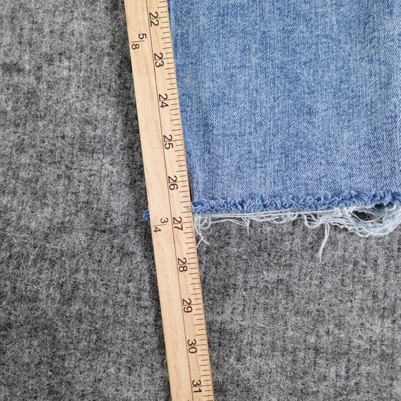 Mother Jeans‎ Womens 26 The Tomcat Ankle Fray Mid Rise Denim Raw Hem On The Road - Picture 13 of 16